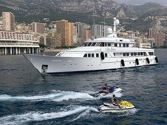 a boat on the water aboard POLYAIGOS Yacht for Sale