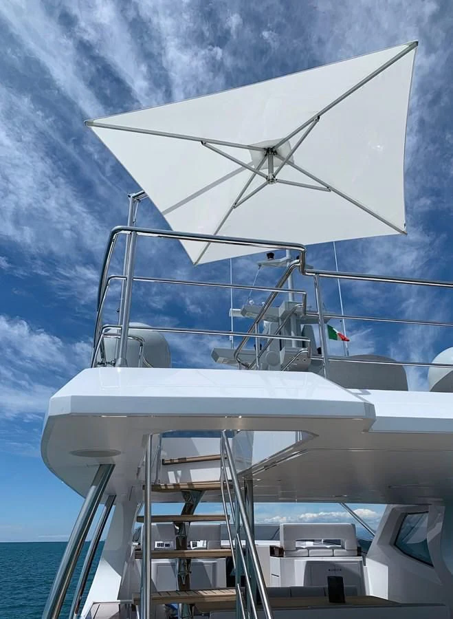 a boat on the water aboard ECLIPSE Yacht for Sale