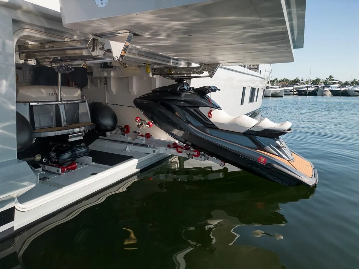 a boat on the water aboard ECLIPSE Yacht for Sale