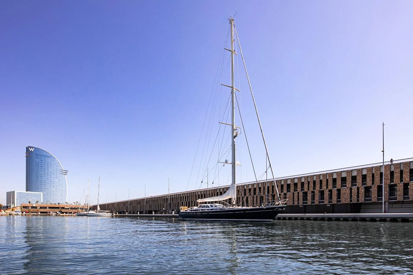 a sailboat in the water aboard SCARENA Yacht for Charter