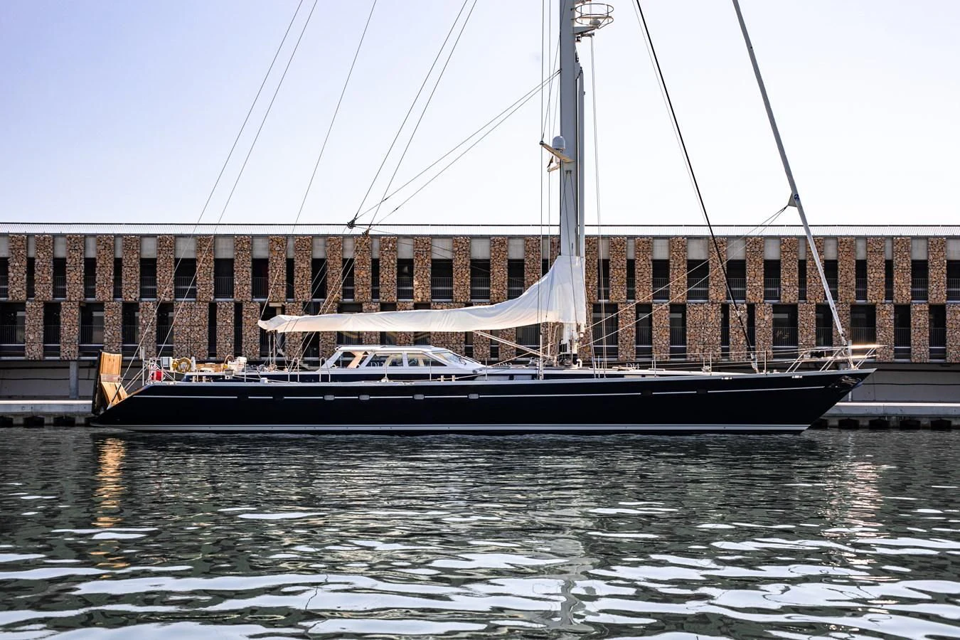 a boat in the water aboard SCARENA Yacht for Charter
