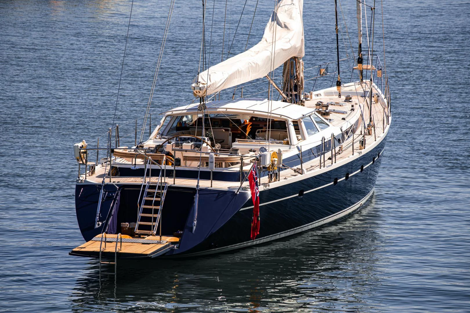a boat on the water aboard SCARENA Yacht for Charter