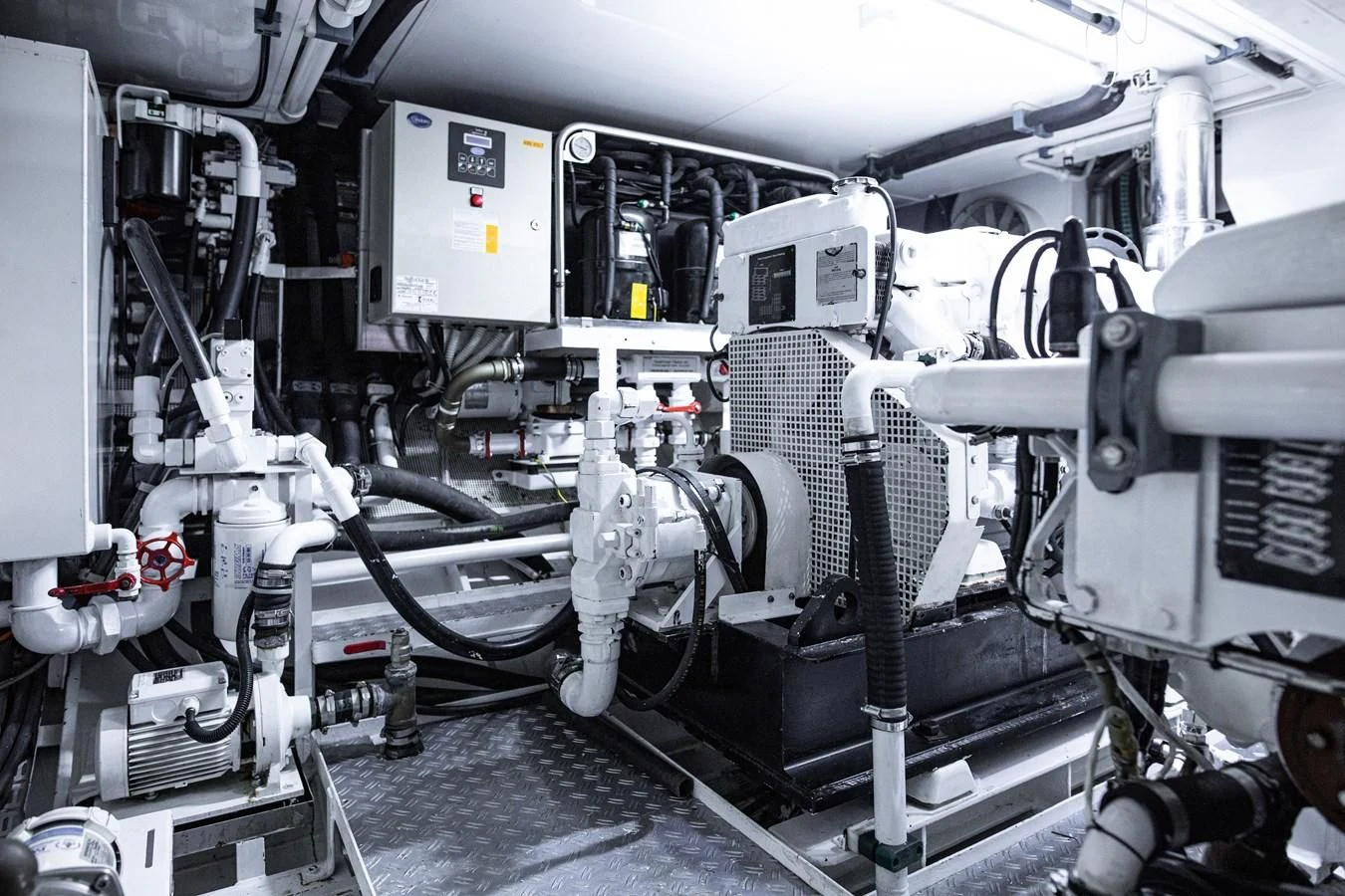 a close-up of a machine aboard SCARENA Yacht for Charter