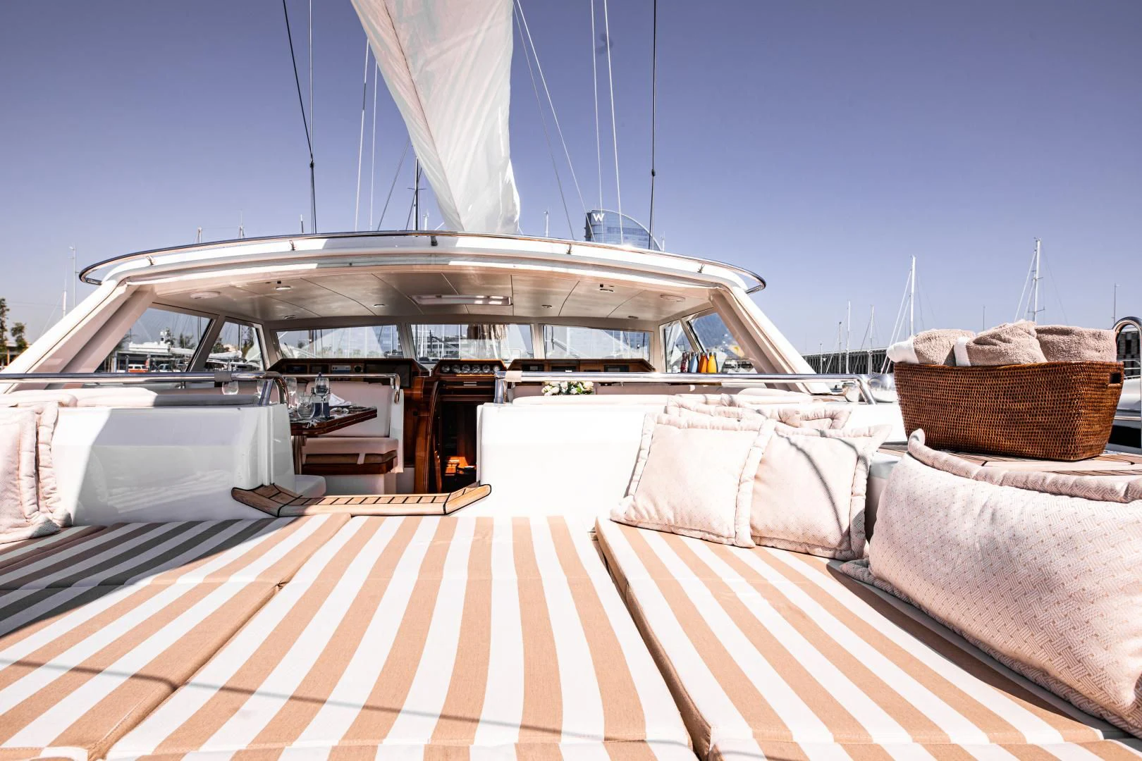 a boat on the water aboard SCARENA Yacht for Charter
