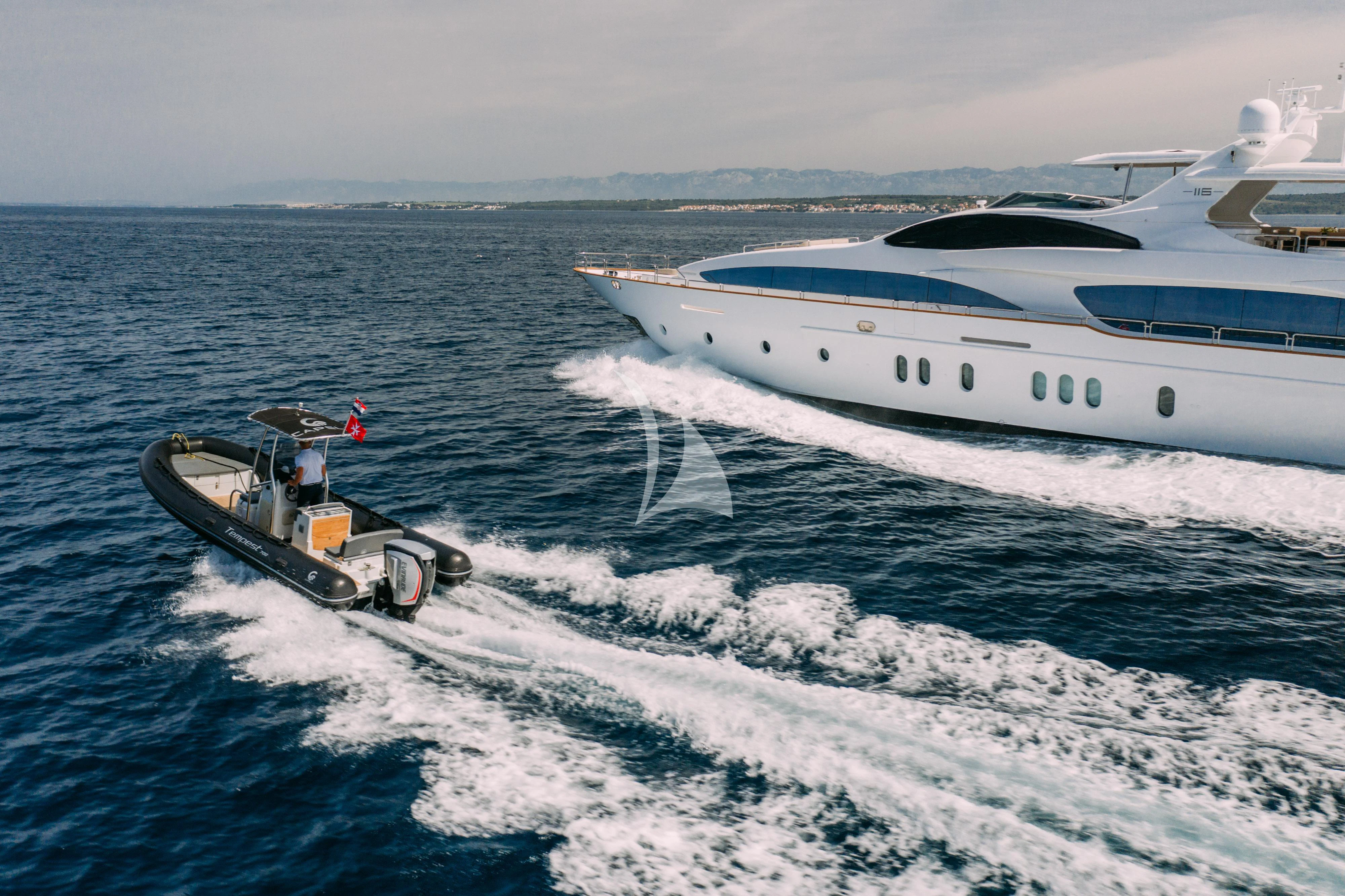 a boat on the water aboard ARTEMY Yacht for Sale
