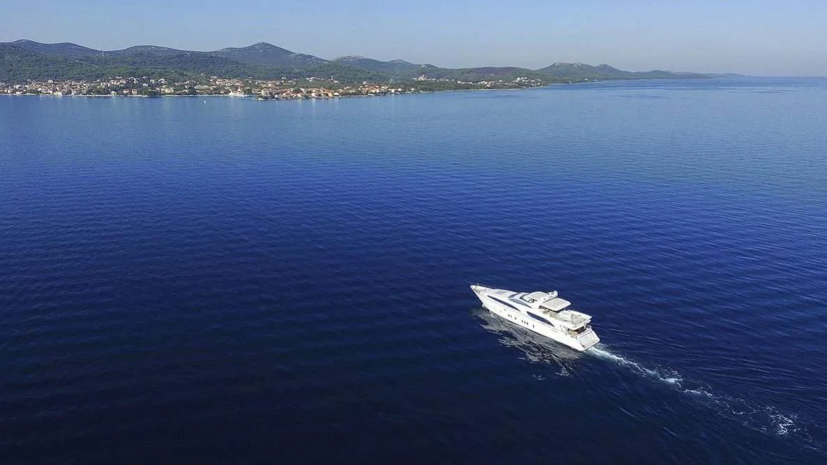 a boat on the water aboard ARTEMY Yacht for Sale