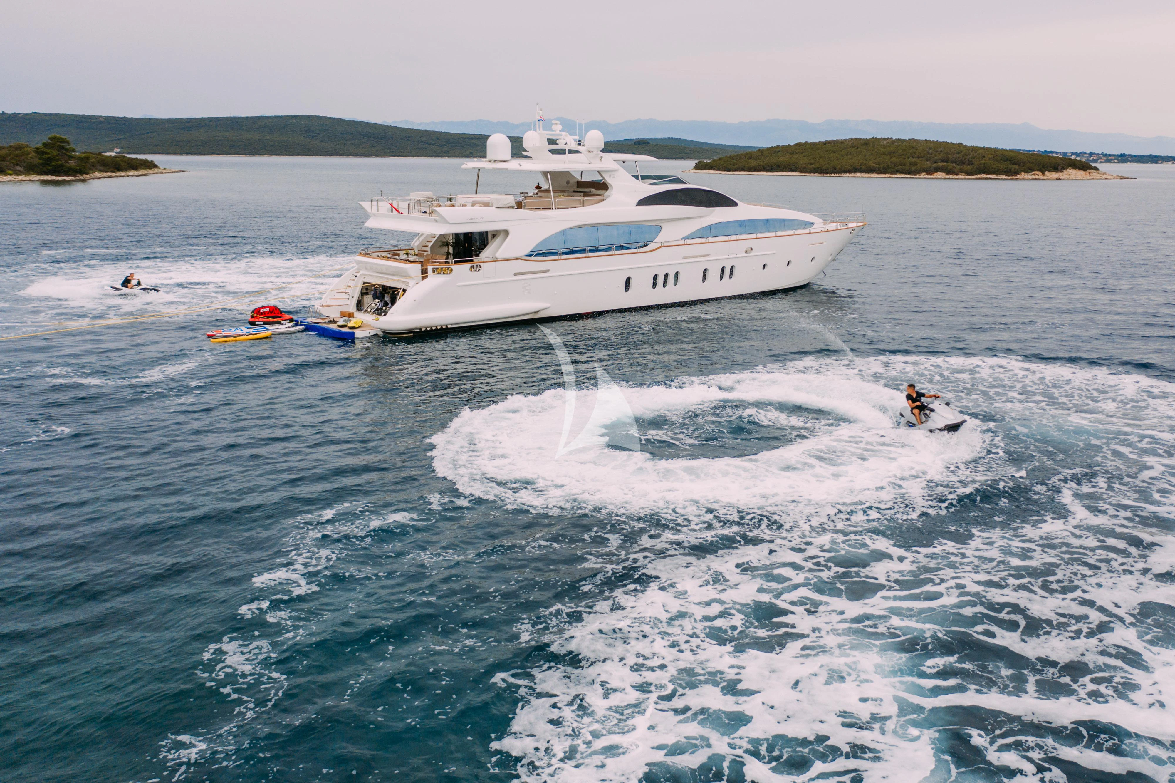 a boat on the water aboard ARTEMY Yacht for Sale