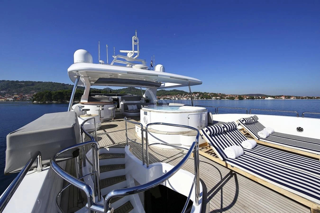 a boat on a body of water aboard ARTEMY Yacht for Sale