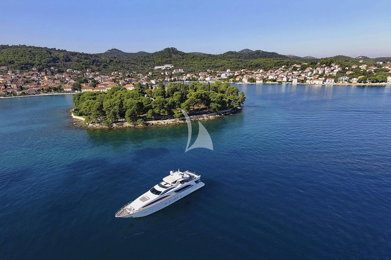 a boat in the water aboard ARTEMY Yacht for Sale