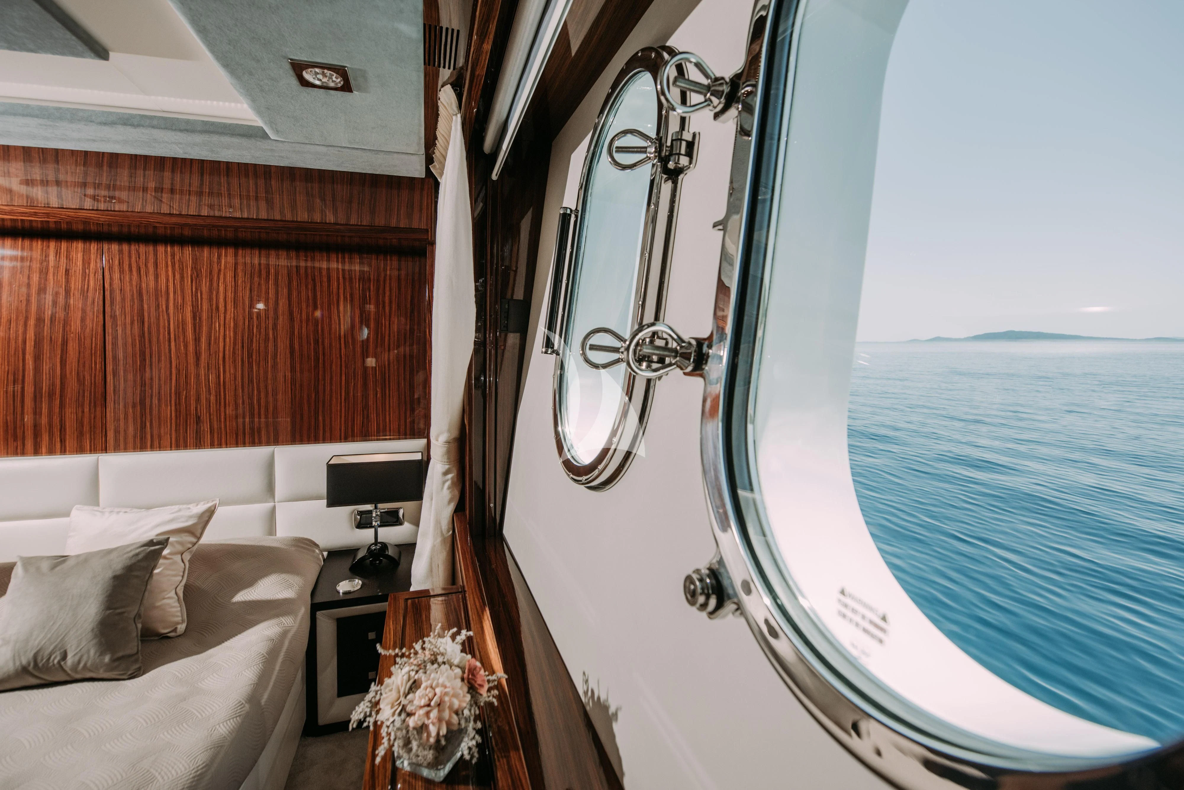 a boat with a mirror aboard ARTEMY Yacht for Sale