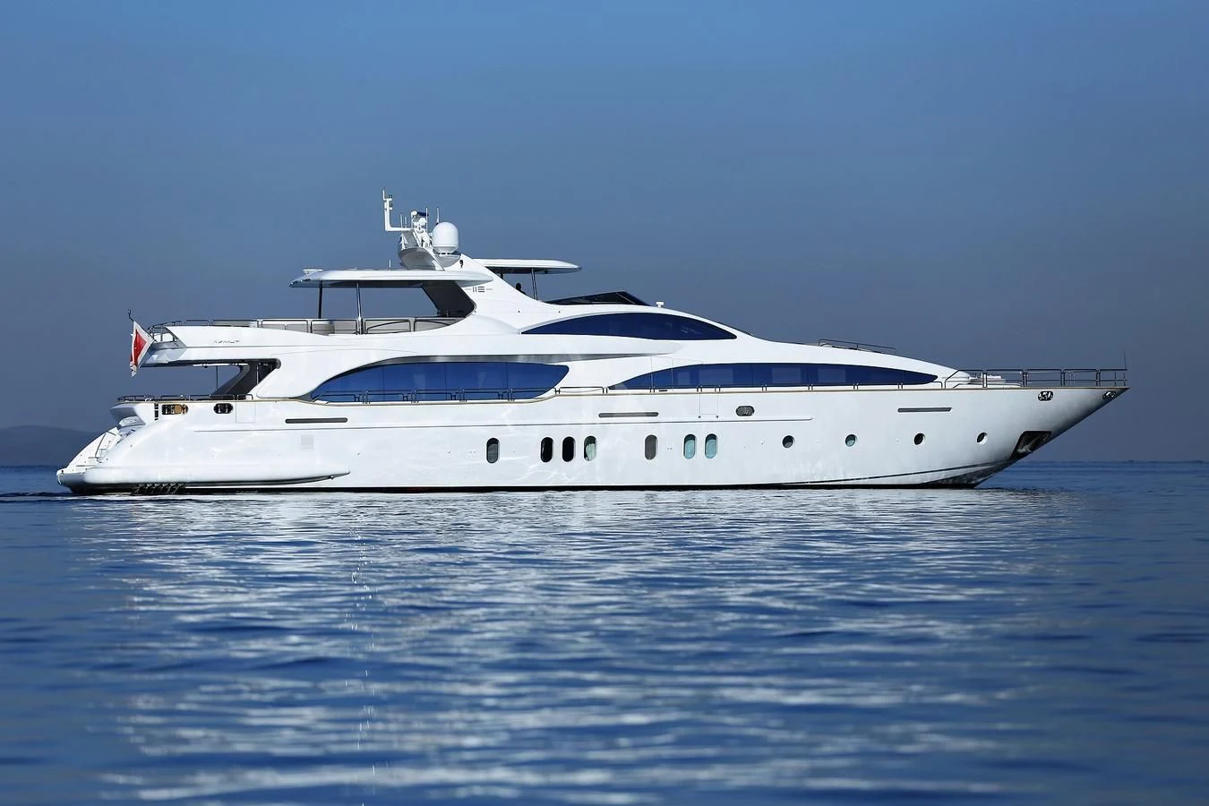 a white yacht in the water aboard ARTEMY Yacht for Sale