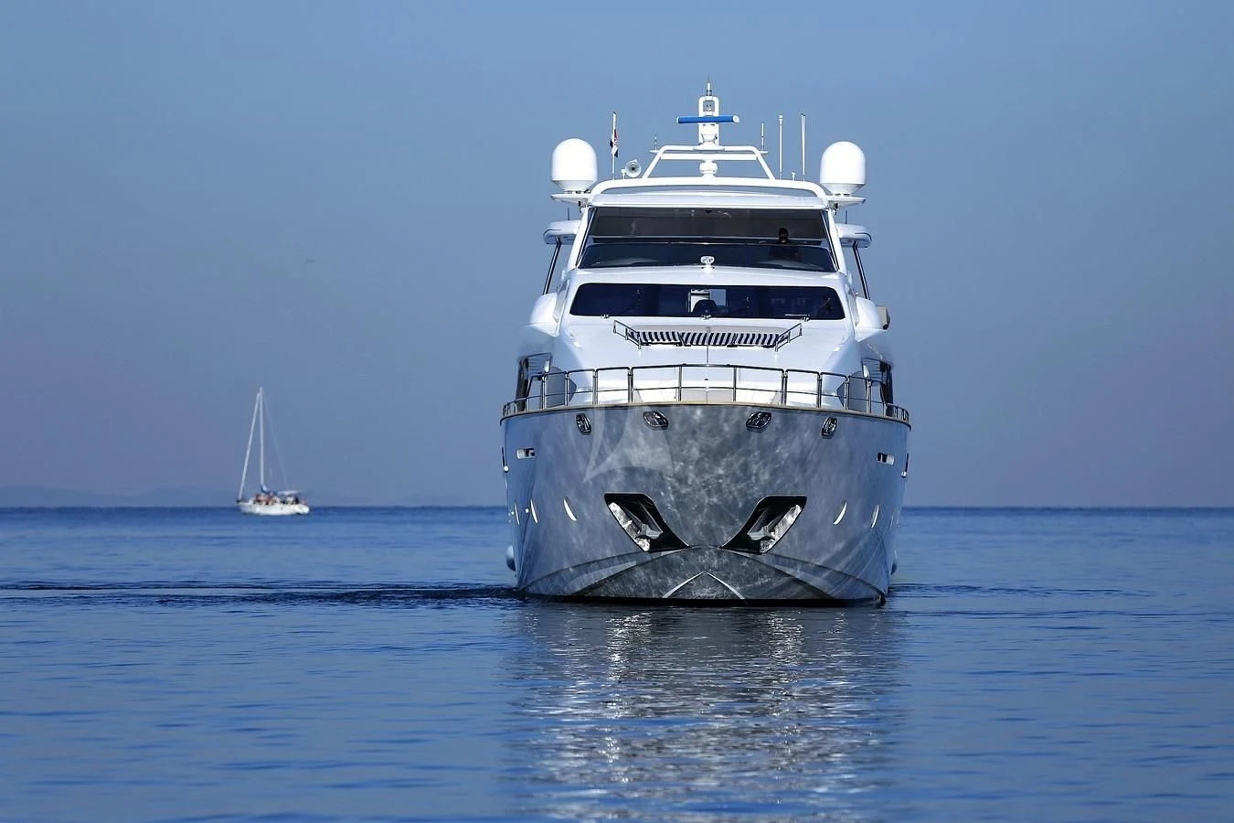 a boat in the water aboard ARTEMY Yacht for Sale
