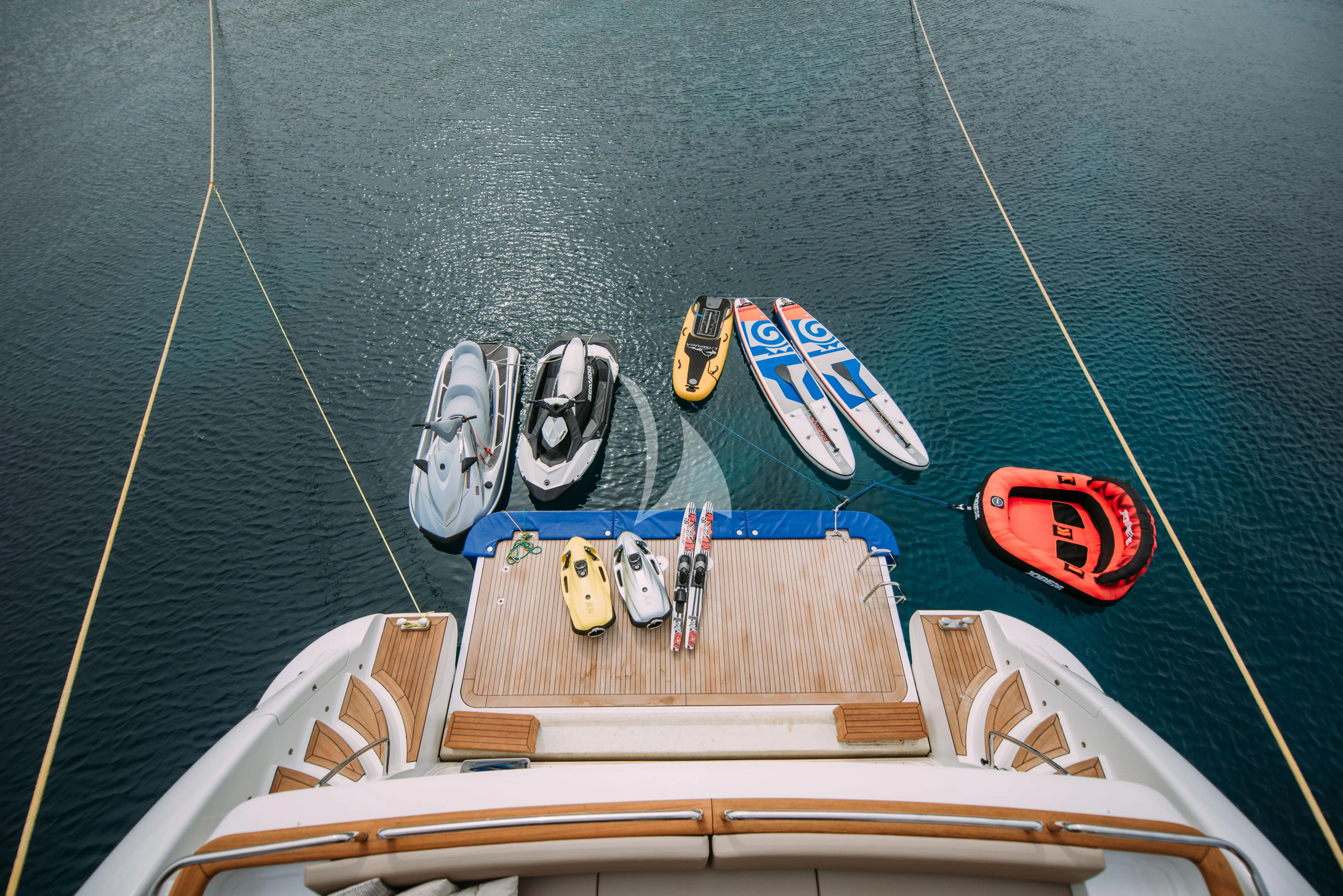 a boat with a rope attached aboard ARTEMY Yacht for Sale