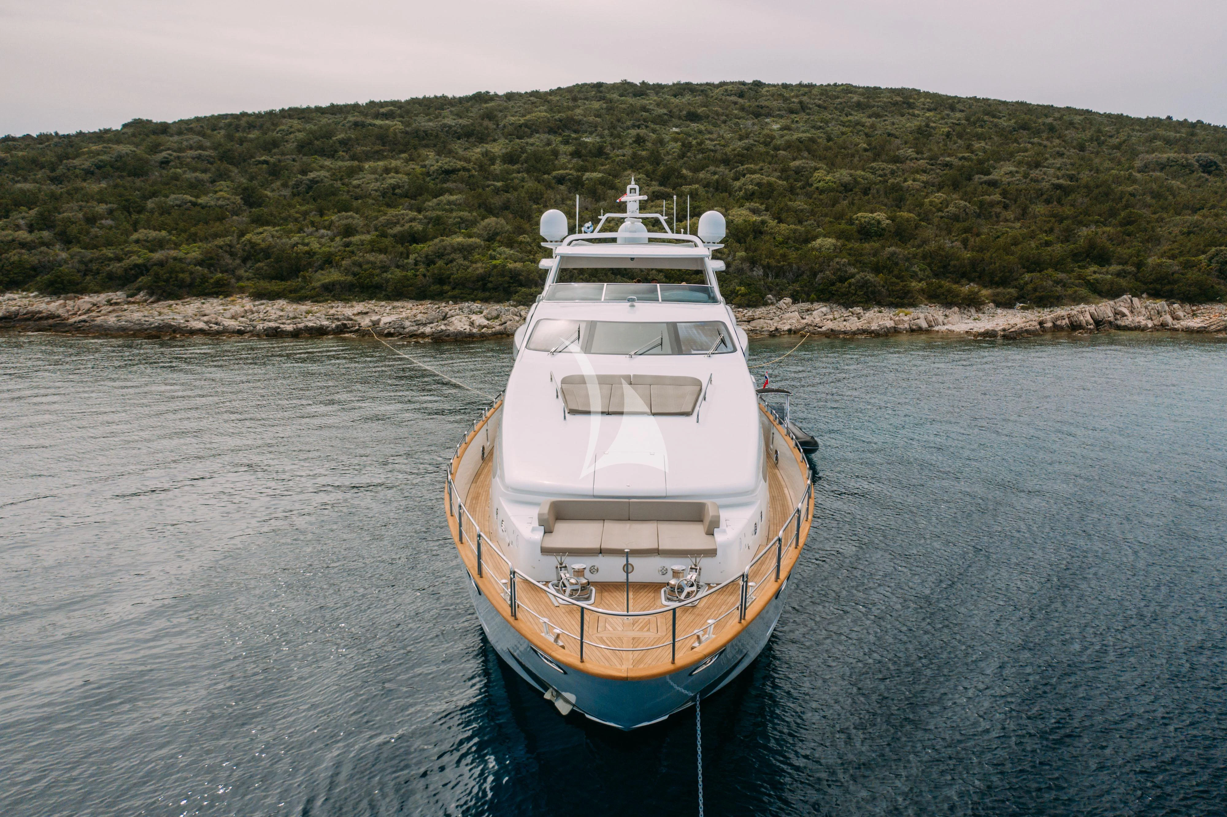 a boat in the water aboard ARTEMY Yacht for Sale