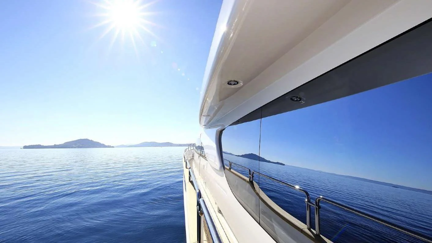 a boat on the water aboard ARTEMY Yacht for Sale