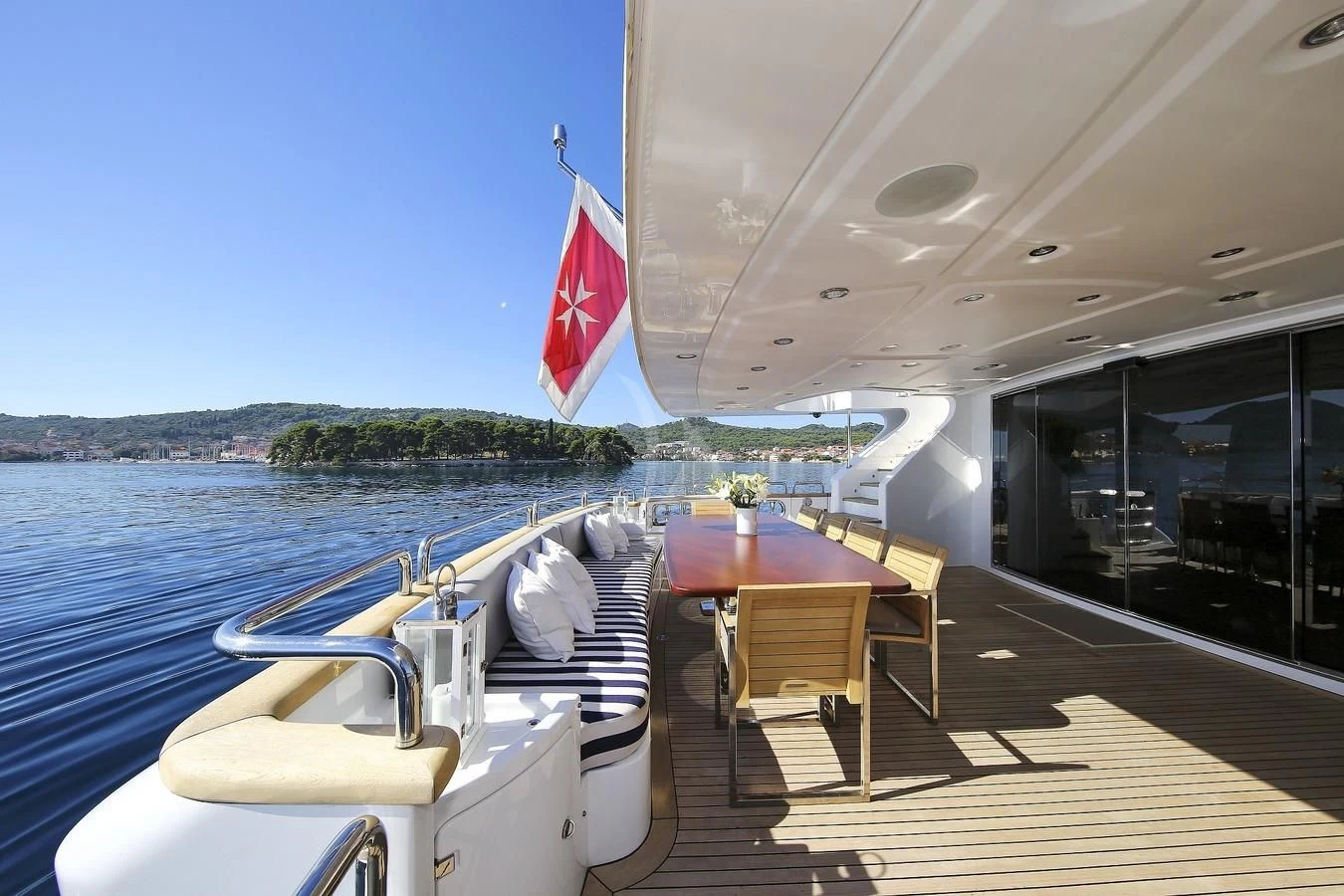 a boat on a body of water aboard ARTEMY Yacht for Sale