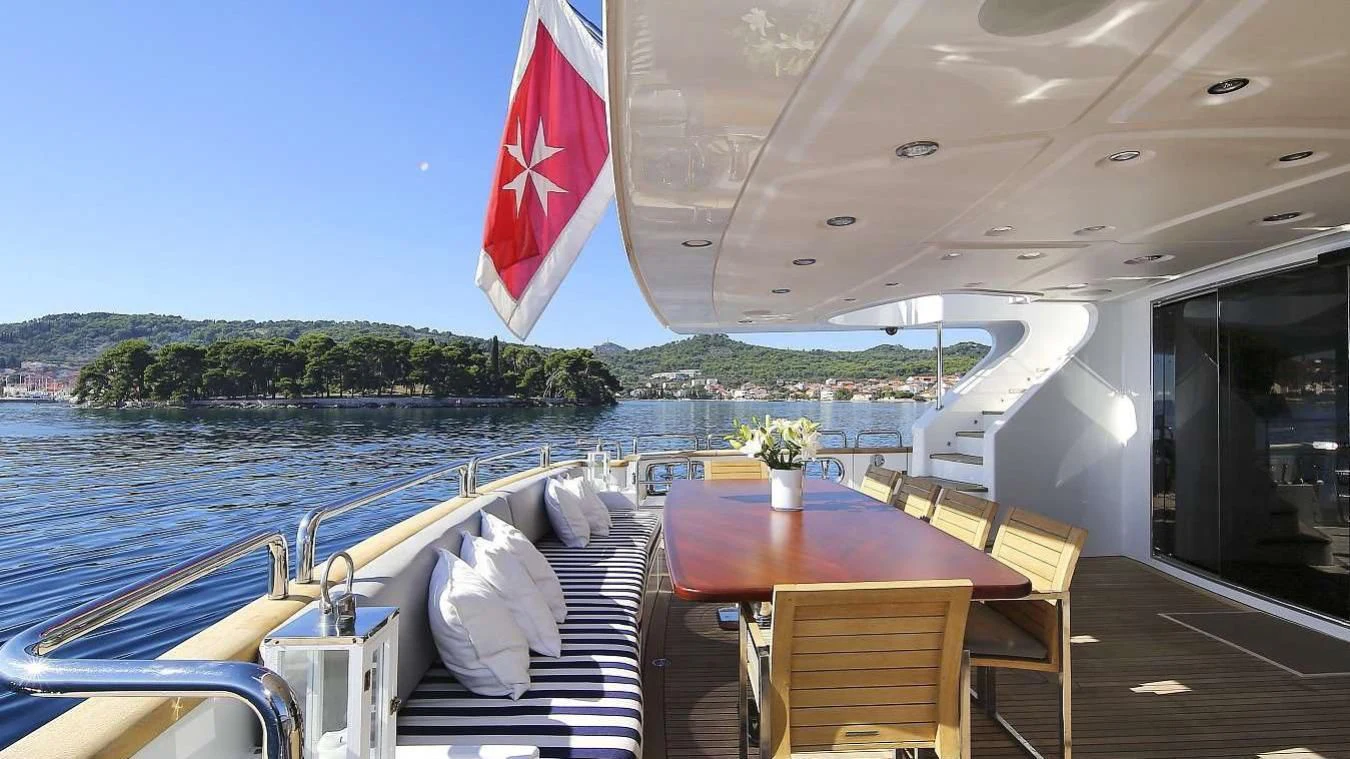 a boat on the water aboard ARTEMY Yacht for Sale