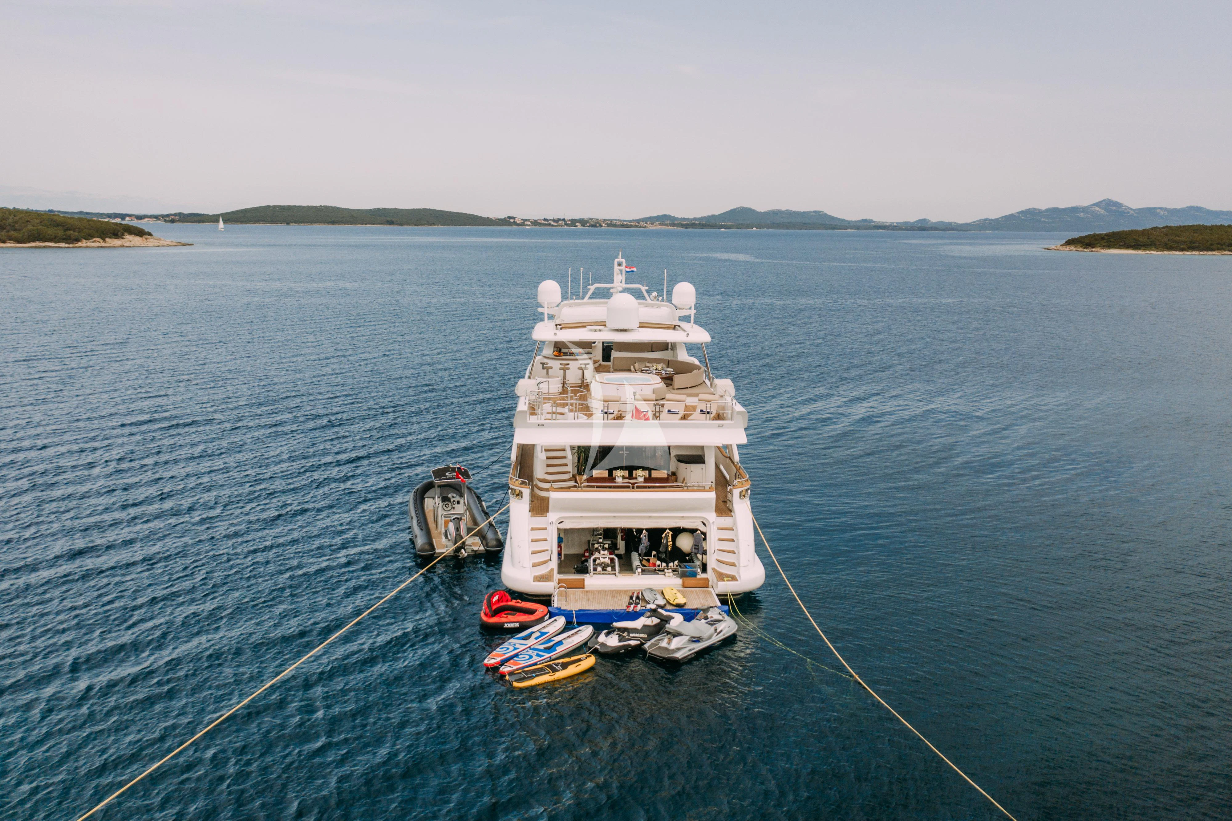 a boat on the water aboard ARTEMY Yacht for Sale