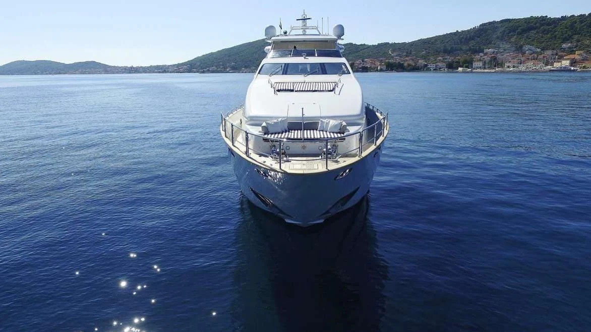 a boat in the water aboard ARTEMY Yacht for Sale