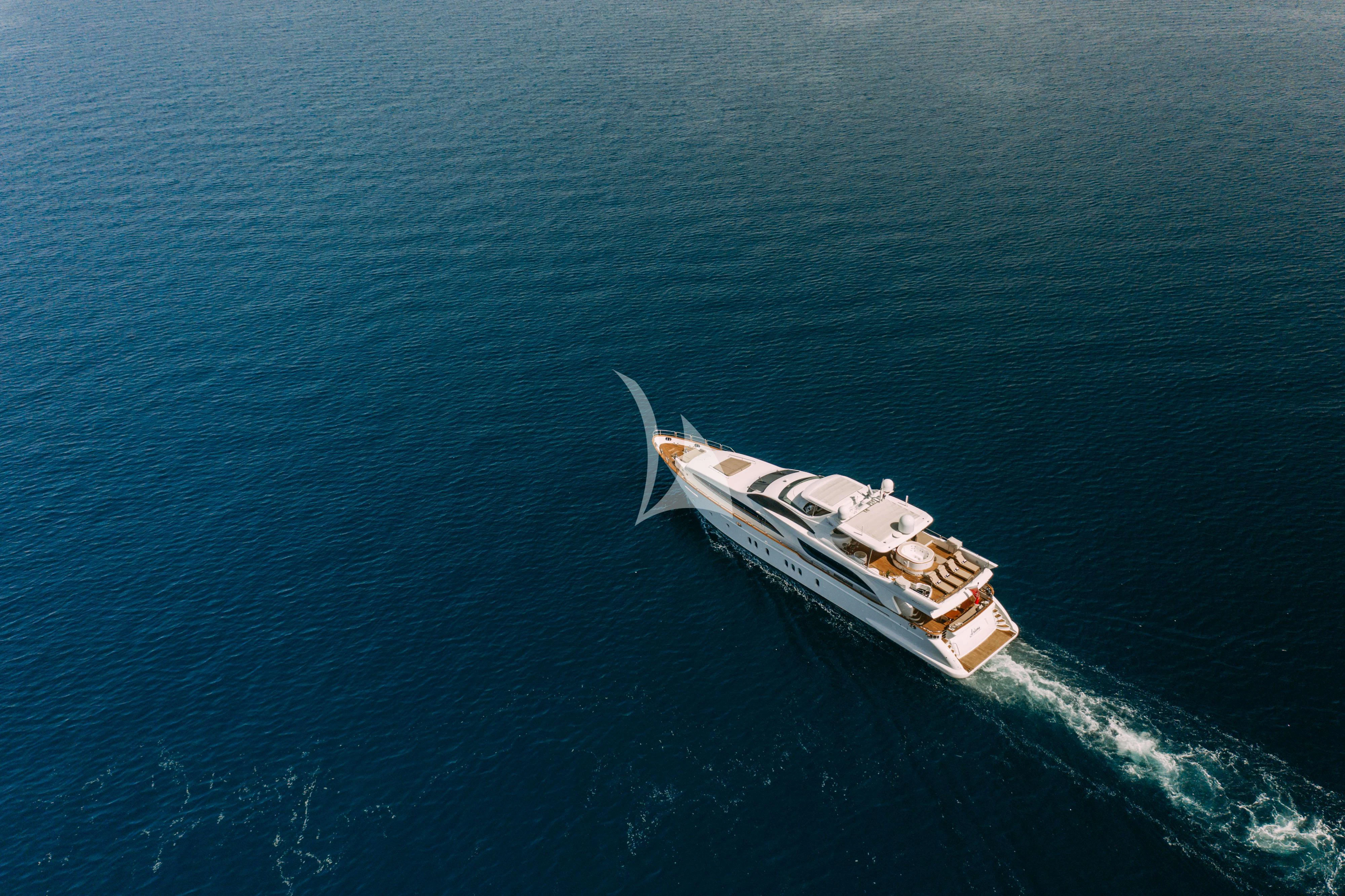a boat in the water aboard ARTEMY Yacht for Sale