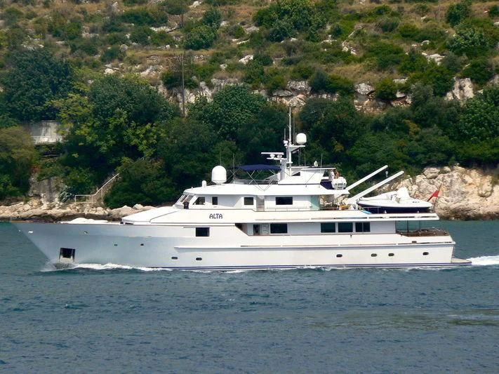 a boat on the water aboard GALAPAGOS EXPLORER Yacht for Sale