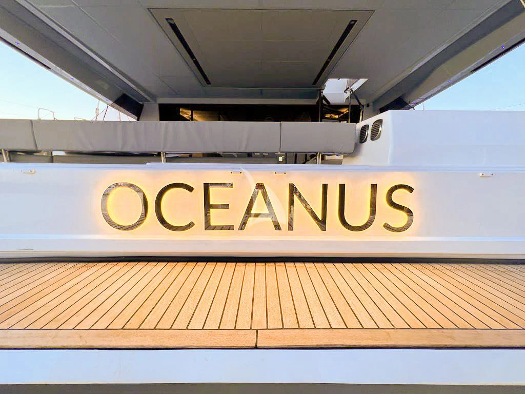 graphical user interface aboard OCEANUS Yacht for Sale