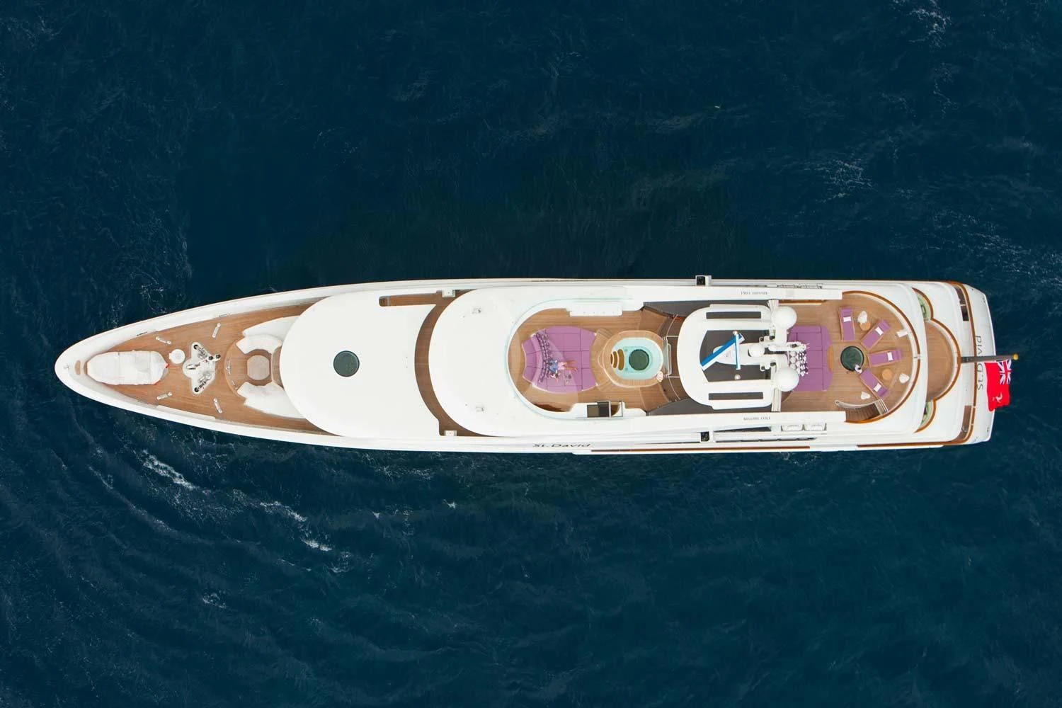 a close-up of a boat aboard ST DAVID Yacht for Sale