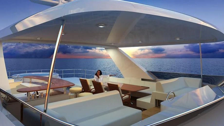 a boat on the water aboard ST DAVID Yacht for Sale