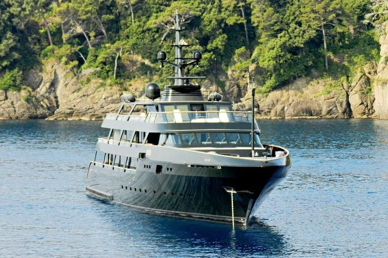a boat in the water aboard MAIN Yacht for Sale