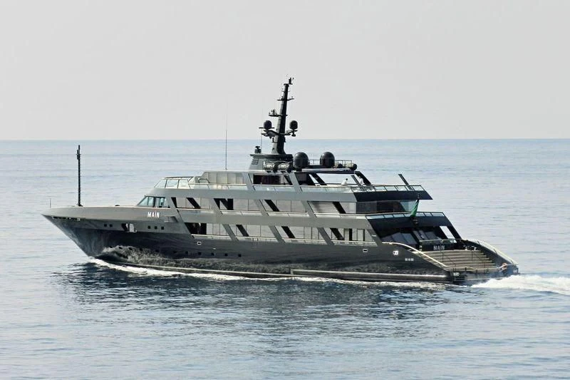 a boat on the water aboard MAIN Yacht for Sale