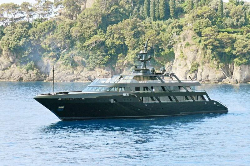 a boat on the water aboard MAIN Yacht for Sale