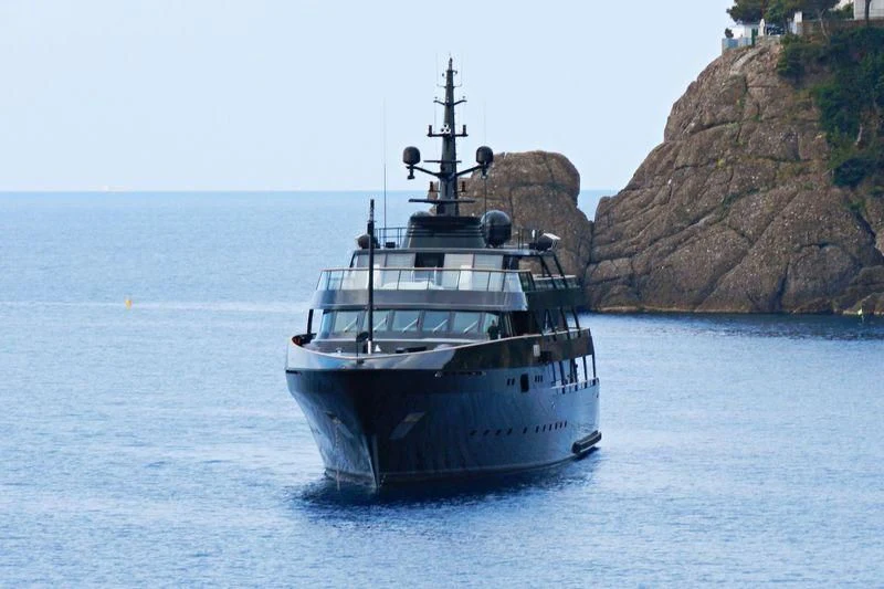 a boat in the water aboard MAIN Yacht for Sale
