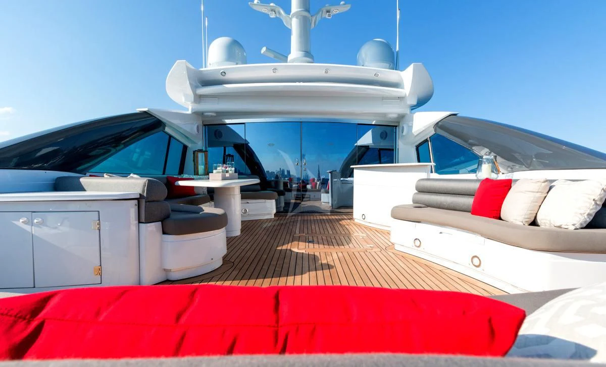 a boat on a boat aboard PRIVEE Yacht for Sale