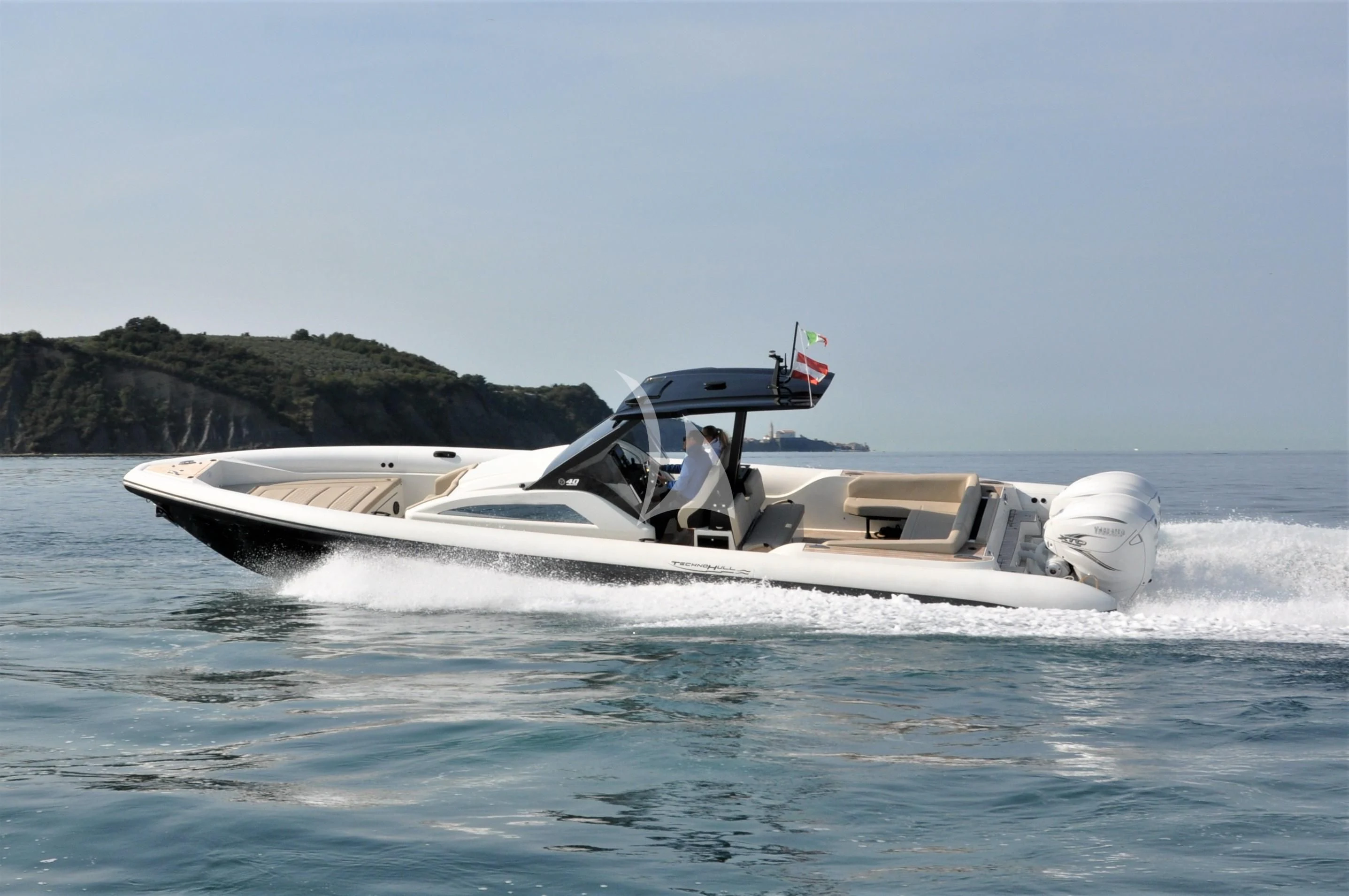 a boat in the water aboard DAMARI Yacht for Charter