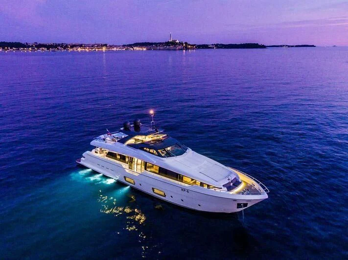 a boat in the water aboard DAMARI Yacht for Charter
