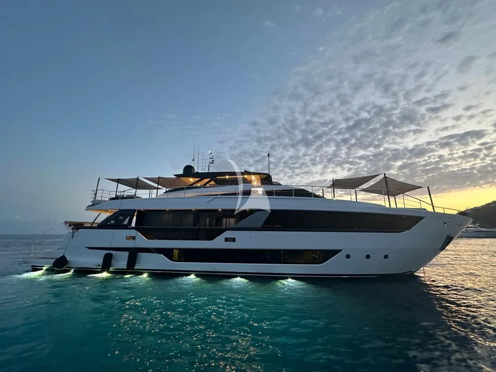 a boat on the water aboard DAMARI Yacht for Charter