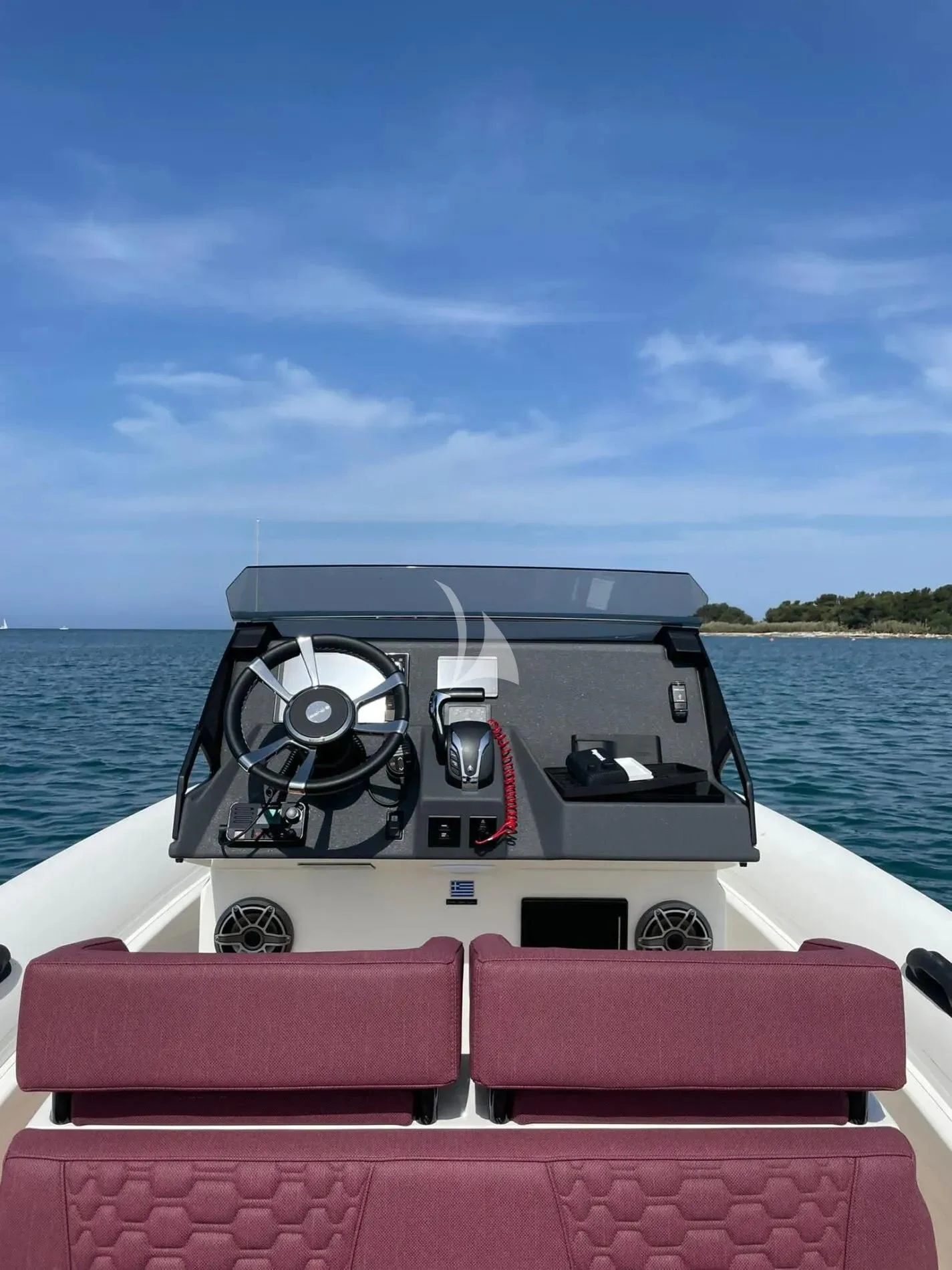 a boat on the water aboard DAMARI Yacht for Charter