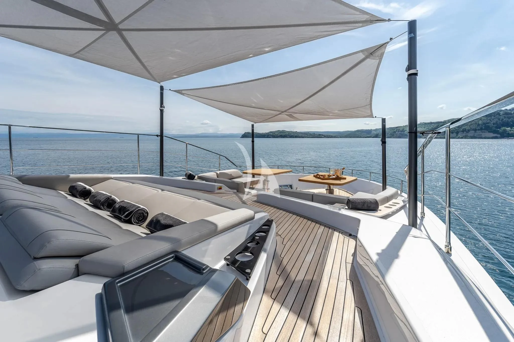 a boat on the water aboard DAMARI Yacht for Charter