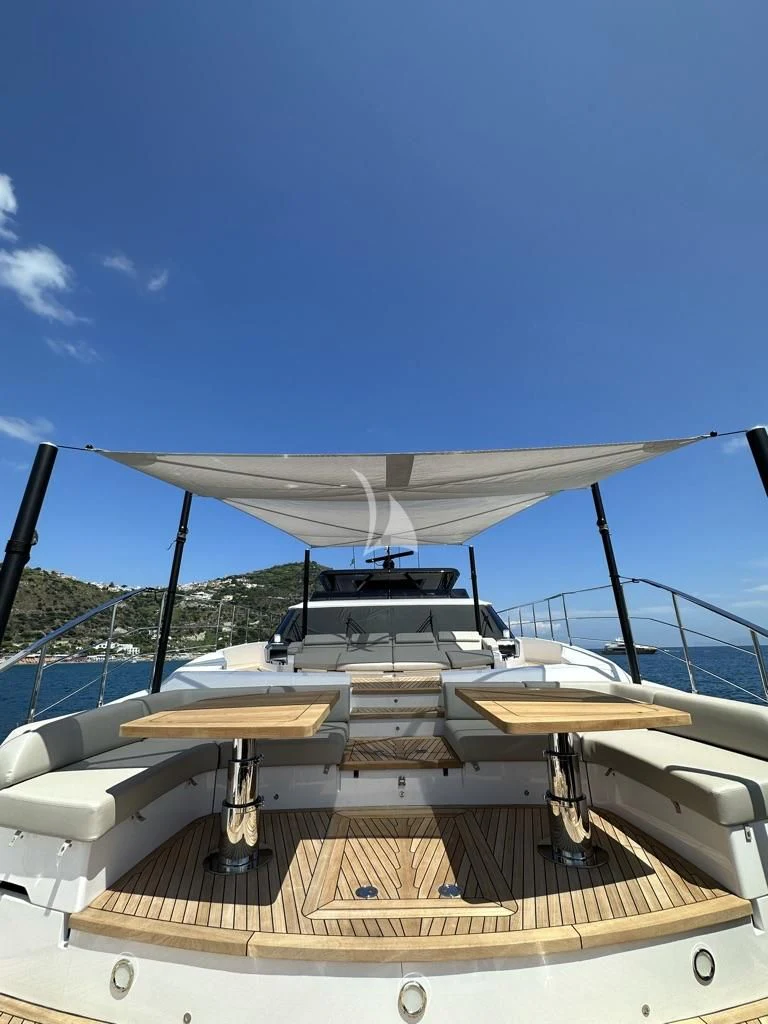a close-up of a boat aboard DAMARI Yacht for Charter
