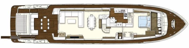 diagram aboard DAMARI Yacht for Charter