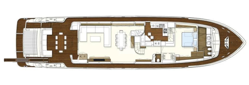 diagram aboard DAMARI Yacht for Charter