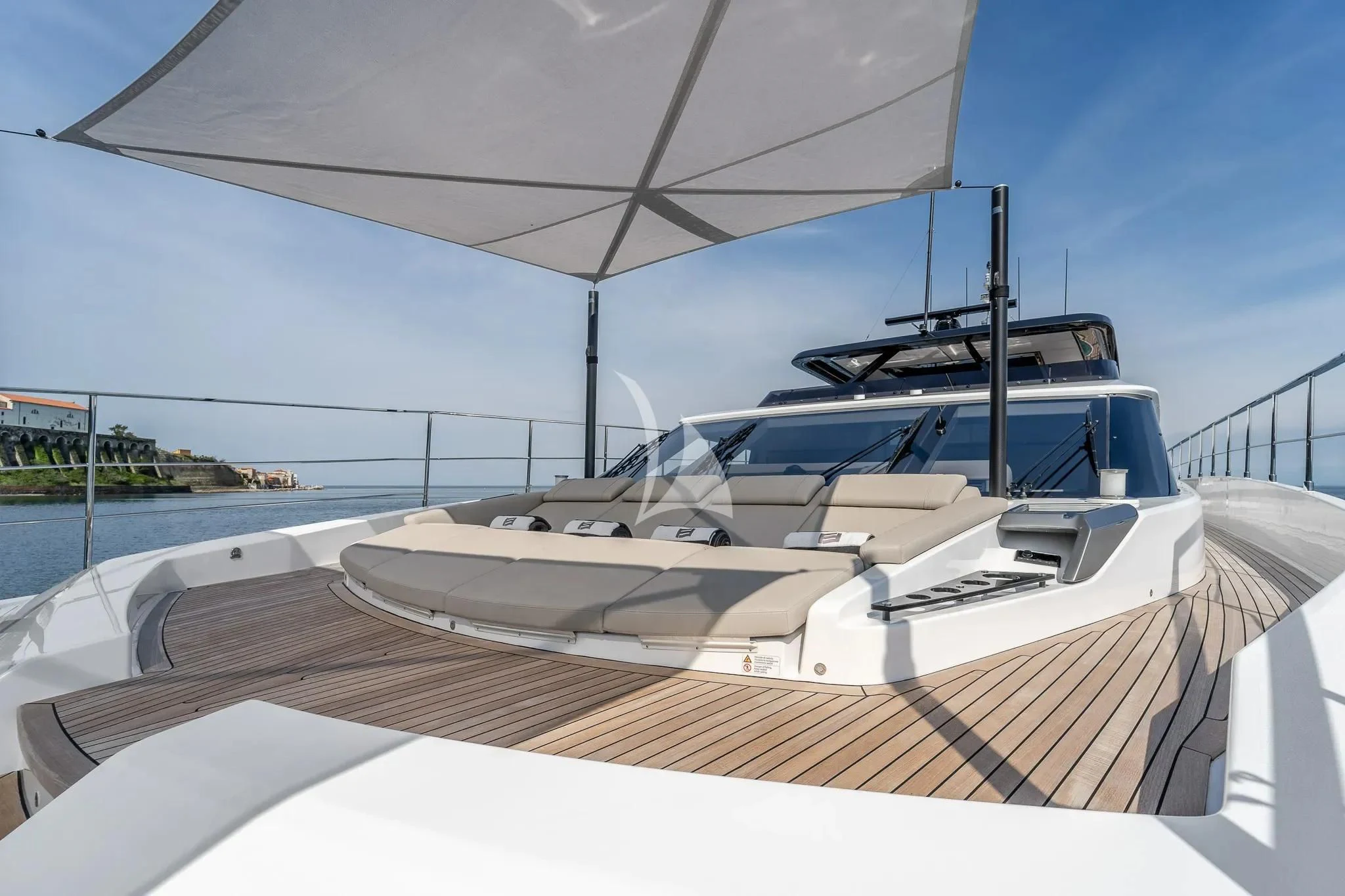 a boat on the water aboard DAMARI Yacht for Charter
