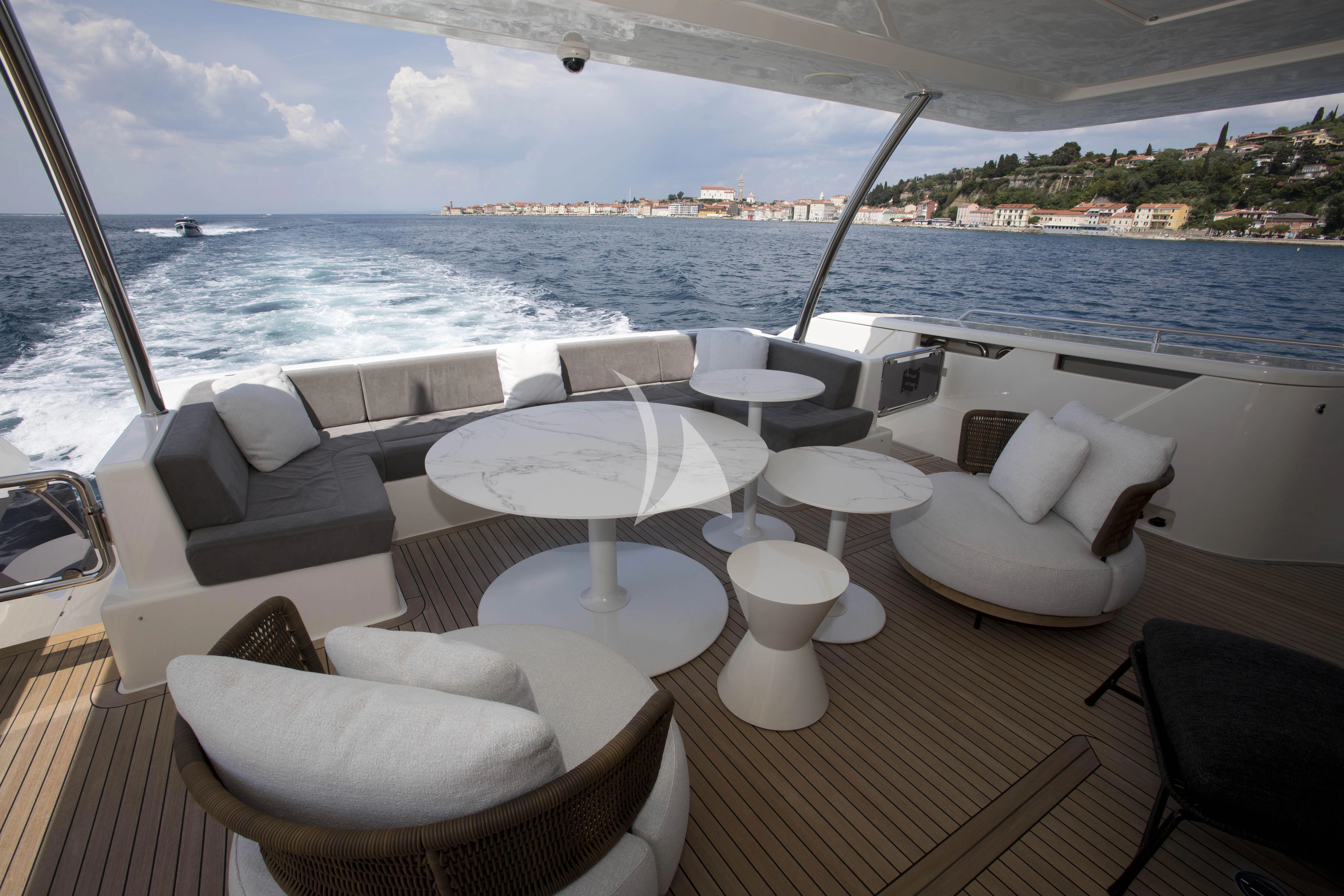 a boat on the water aboard DAMARI Yacht for Charter