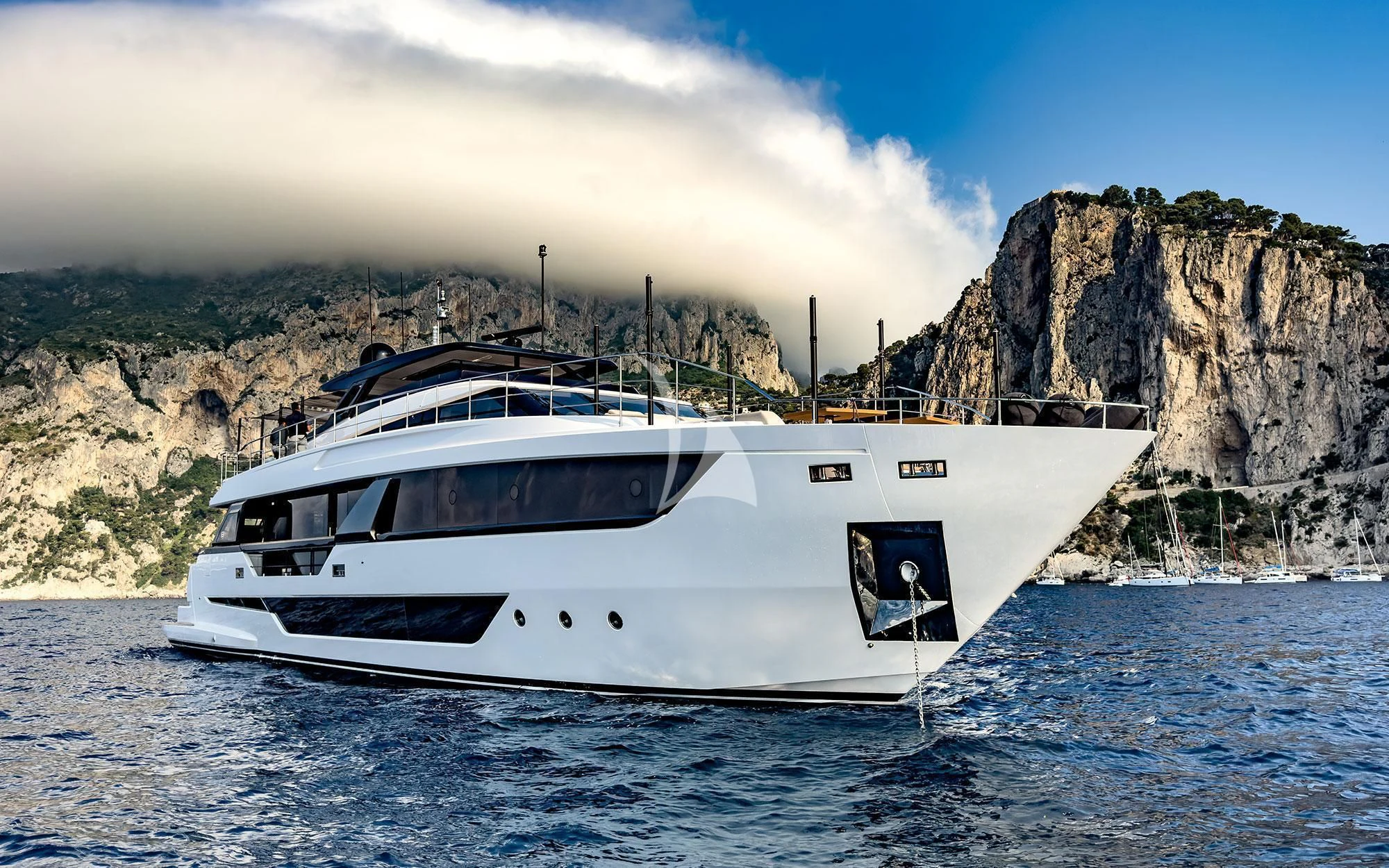 a boat in the water aboard DAMARI Yacht for Charter