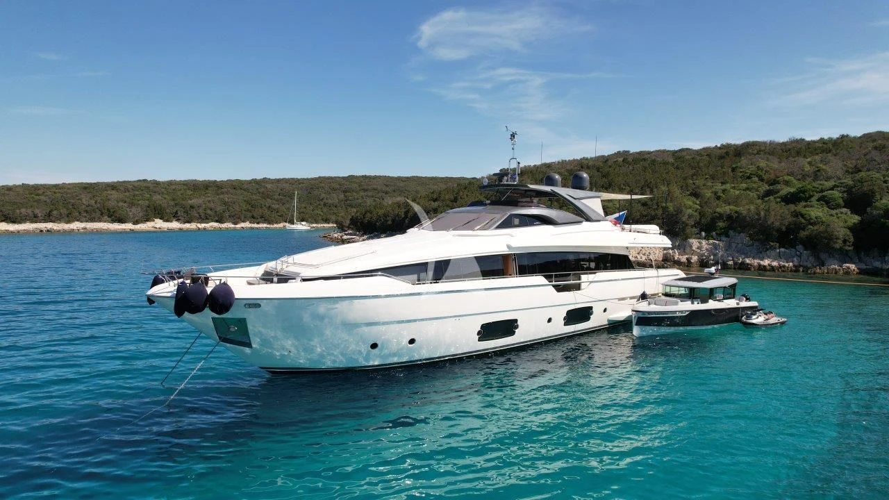 a boat in the water aboard DAMARI Yacht for Charter
