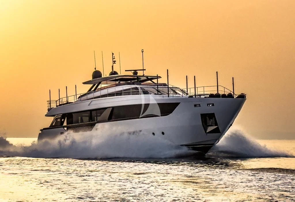 a boat on the water aboard DAMARI Yacht for Charter