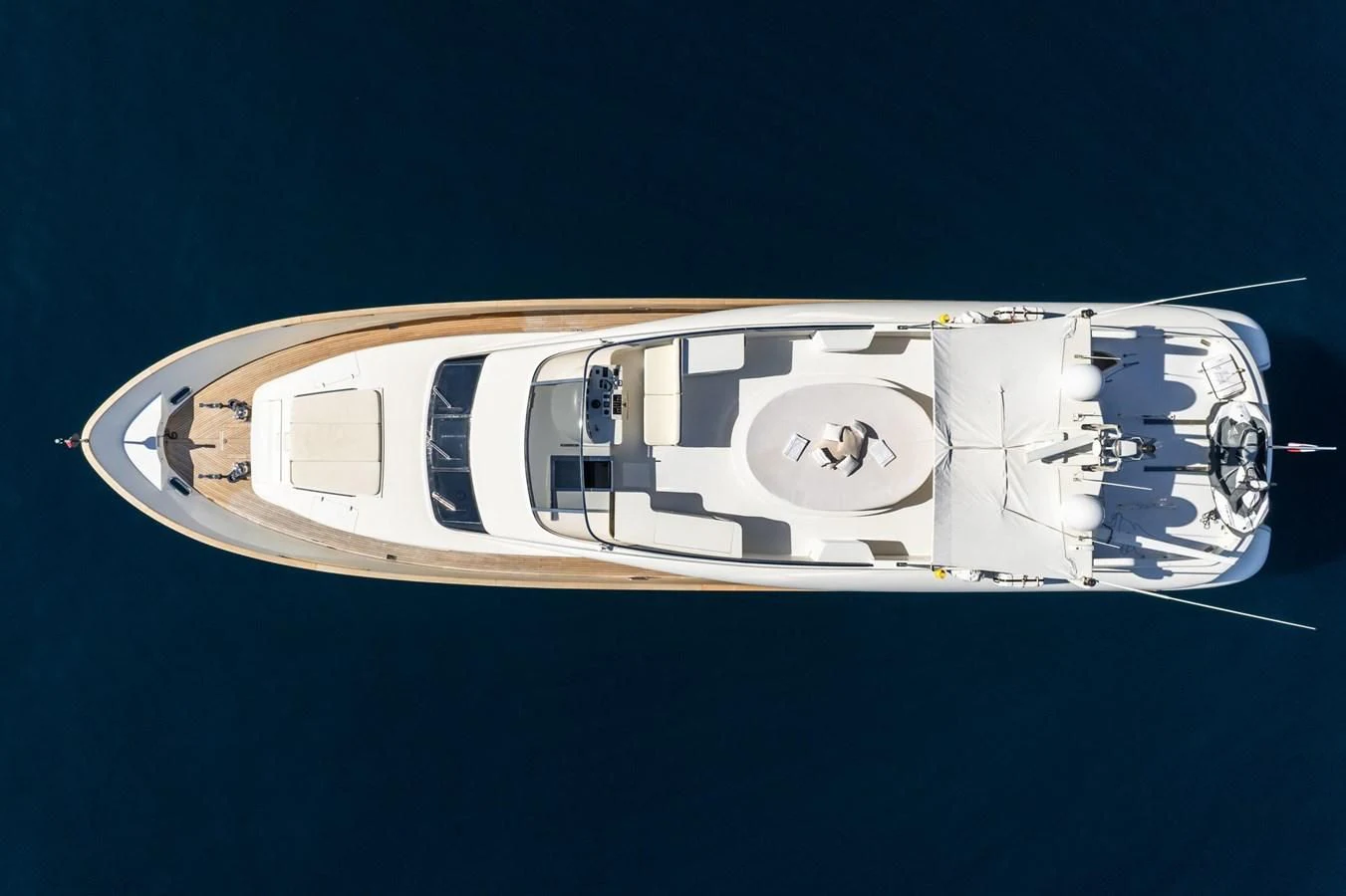 a close-up of a car aboard BEIJA FLORE Yacht for Charter