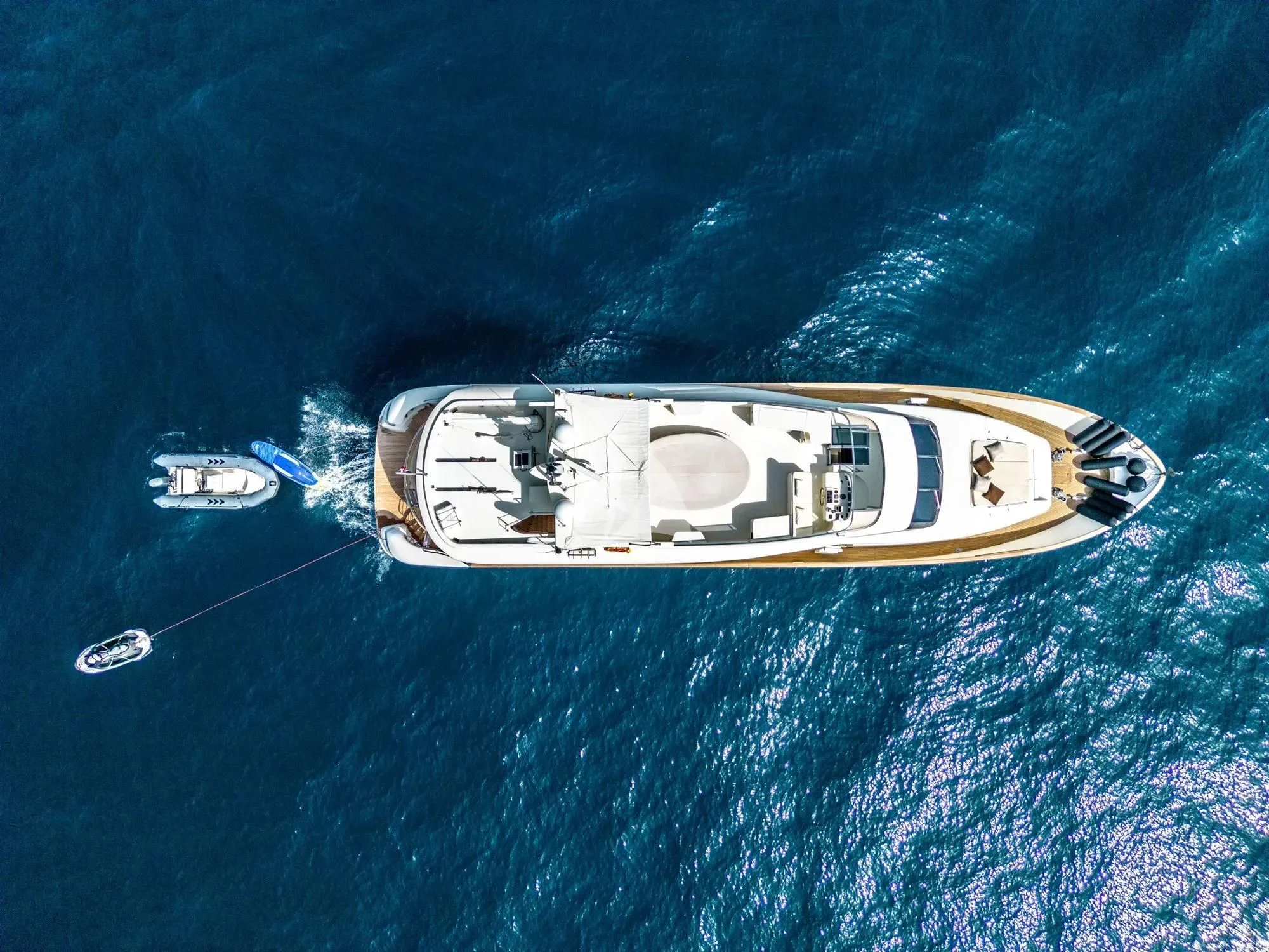 a space ship in the ocean aboard BEIJA FLORE Yacht for Charter