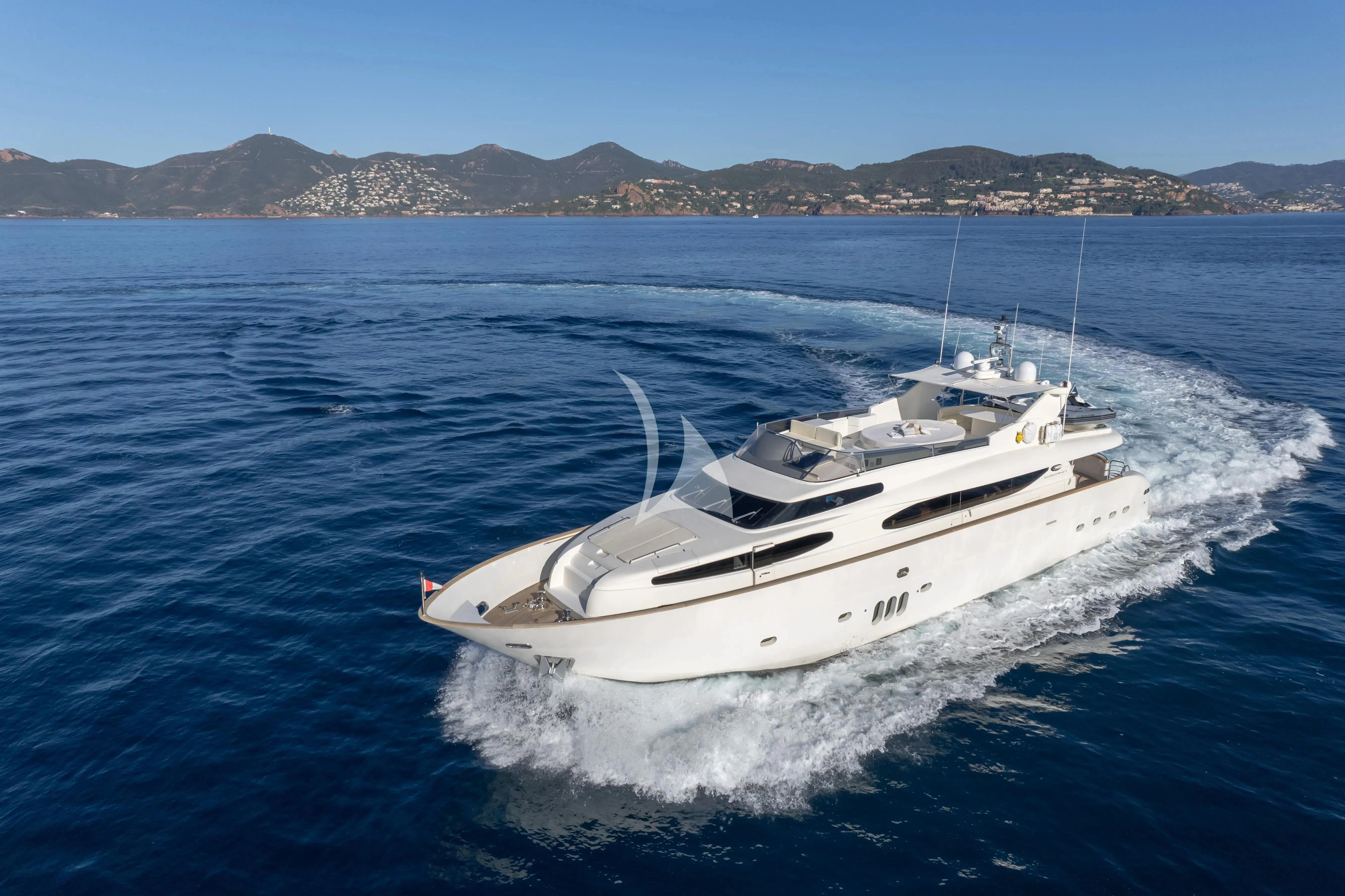 a boat on the water aboard BEIJA FLORE Yacht for Charter