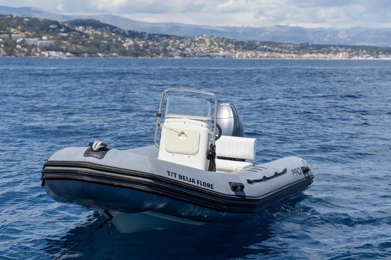a boat in the water aboard BEIJA FLORE Yacht for Charter